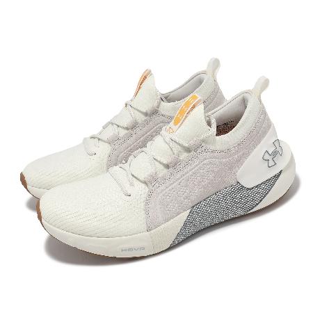 Under Armour 慢跑鞋 HOVR Phantom 3 SE Suede 男鞋 米白 麂皮 襪套 緩衝 運動鞋 UA 3026651100