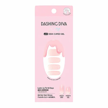 Dashing Diva Glaze/M 經典凝膠美甲貼-晨露之光-30片