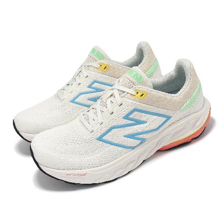 New Balance 慢跑鞋 Fresh Foam X 860 V14 D 女鞋 寬楦 米白 橘 緩衝 運動鞋 NB W860W14-D