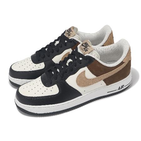 Nike 休閒鞋 Air Force 1 07 男鞋 棕 黑 Mocha 皮革 經典 AF1 FB3355-200