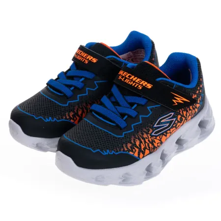 SKECHERS 男嬰童系列燈鞋 VORTEX 2.0 - 400603NBBOR