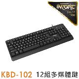 【INTOPIC 廣鼎】KBD-102 防潑水多媒體有線鍵盤