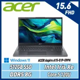 ACER Aspire A15-51P-59PH (Core5 120U/8GB/512GB