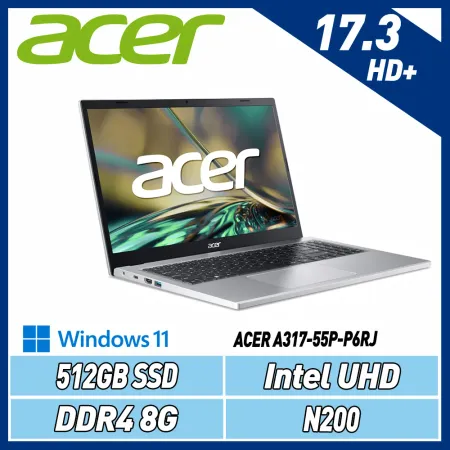 ACER Aspire3 A317-55P-P6RJ (N200/8G/512GB/W11