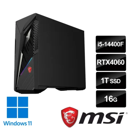 msi微星 Infinite S3 14NUC5-1653TW RTX4060 電競桌機