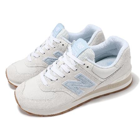 New Balance 休閒鞋 574 女鞋 鏡灰 淺鉻藍 復古 麂皮 NB Wl574QA2-B