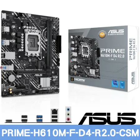 ASUS華碩 PRIME H610M-F D4 R2.0-CSM主機板