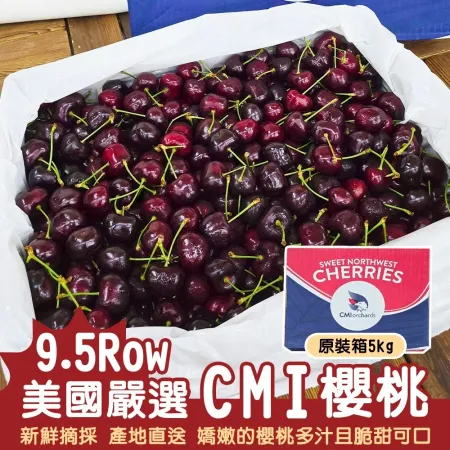 【果之蔬】美國CMI櫻桃原箱9.5R(約5kg/箱)