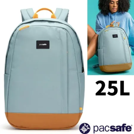 【Pacsafe】Go Anti-Theft 隨行防盜後背包25L.肩背包.電腦書包/35115528 沁心藍