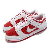 Nike 休閒鞋 Dunk Low Retro 運動 男鞋 經典 反轉 白 紅 皮革 DD1391-600