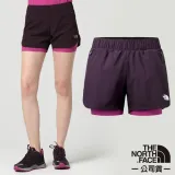 59折【美國 The North Face】女款 FlashDry-XD 閃電快乾耐磨彈性運動短褲/3LE8 紫 V