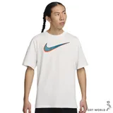 Nike 短袖上衣 男裝 LEBRON 寬鬆 純棉 米白 FV8407-121