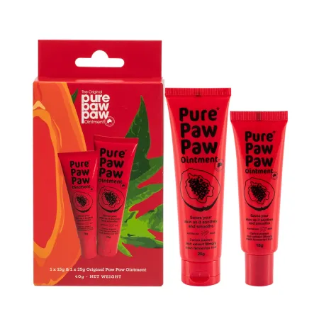 Pure Paw Paw 澳洲神奇萬用木瓜霜經典禮盒組 (原味15g*2入+原味25g*2入)