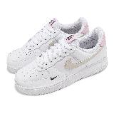 Nike 休閒鞋 Wmns Air Force 1 07 女鞋 白 米白 粉紅 AF1 小勾 HF9992-100