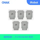 CHAK恰可 iRobot Roomba i7+/E5/E6/S9+系列 掃地機器人副廠配件耗材超值組(集塵袋5入組)