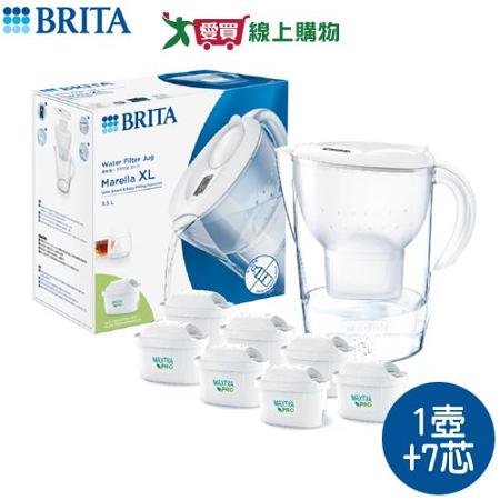 德國BRITA 馬利拉濾水壺 XL(共1壺7芯)