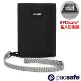 ☆【澳洲 Pacsafe】RFIDsafe V125 晶片防側錄錢夾.皮包.錢包.皮夾.短夾/10558100 黑