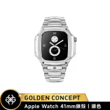 【Golden Concept】Apple Watch 41mm ROMD41-SL 銀色錶框 銀色不鏽鋼錶帶