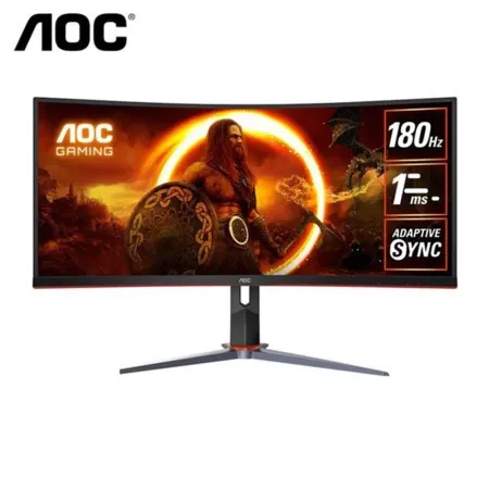 AOC CU34G2XP HDR曲面電競螢幕(34型/2K/180Hz/1ms/VA)