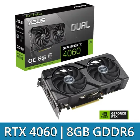 ASUS華碩 DUAL-RTX4060-O8G-EVO 顯示卡