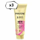 PANTENE 3分鐘快速修護 MIRACLE多效護髮精華素--維生素B群150ml*3