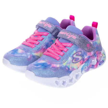 SKECHERS 童鞋 女童系列燈鞋 INFINITE HEART LIGHTS - 303753LLVMT