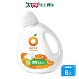 橘子工坊天然無香精制菌洗衣精-雙酵去汙1800mlx6入(箱)【愛買】