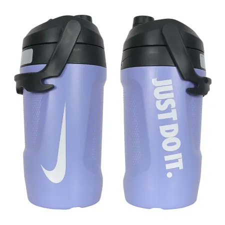 NIKE FUEL JUG大口徑霸水壺64OZ-健身 運動水壺 1890ML 薰衣草紫白