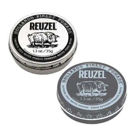 【任選兩入】REUZEL 髮蠟35g (星耀豬超強水性無光澤/灰豬極強水泥級無光澤)