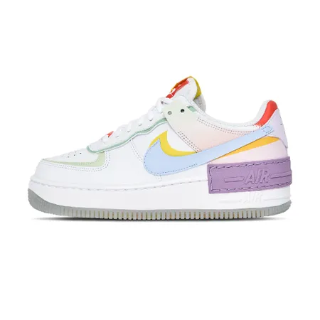 Nike Air Force 1 Low Shadow 女 彩色 馬卡龍 低筒 AF1 休閒鞋 CW2630-141