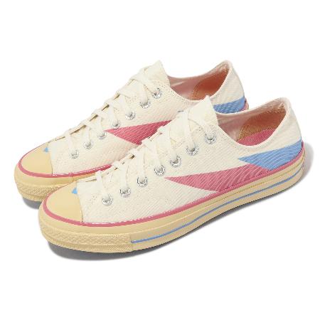 Converse 帆布鞋 Chuck 70 Low 男鞋 女鞋 米白 粉 1970 低筒 三星標 A07150C