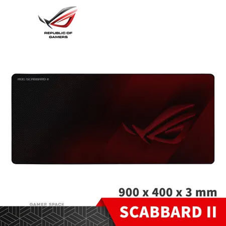 ROG SCABBARD II XL 電競滑鼠墊 防潑水 防油 防塵 布質鼠墊 ASUS 華碩