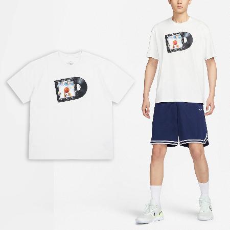 Nike 短袖 Max90 Basketball Tee 男款 白 棉質 寬鬆 籃球 短T 棉T FQ4915-121