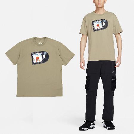 Nike 短袖 Max90 Basketball Tee 男款 綠 棉質 寬鬆 籃球 短T 棉T FQ4915-276