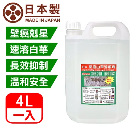 【十田修繕】 日本壁癌白華溶解劑 4L 壁癌 乳膠漆 白華 防水 批土 油漆 防水漆