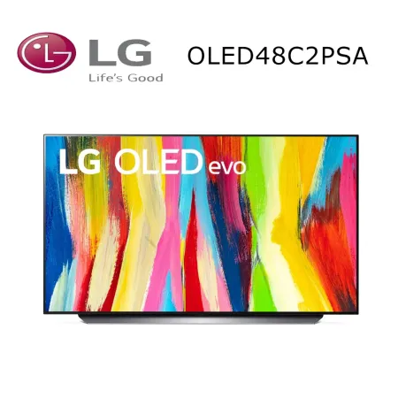 LG 48吋 OLED evo C2極致系列 4K AI 物聯網智慧電視OLED48C2PSA含基本安裝(限地區) 