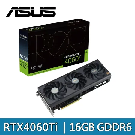 ASUS華碩 ProArt RTX 4060 Ti OC 16GB GDDR6 顯示卡