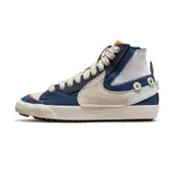 Nike Blazer Mid '77 LX 女 深藍 高筒 鴛鴦 積木 玩偶 拼接 休閒鞋 DR0978-001