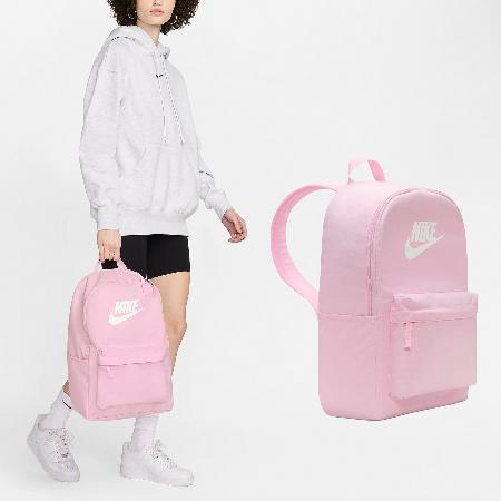Nike 後背包 Heritage Backpack 粉 白 15吋 加墊肩帶 筆電包 運動包 背包 DC4244-664