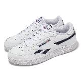 Reebok 休閒鞋 Club C Revenge 男鞋 白 海軍藍 復古 緩衝 小白鞋 100032881