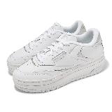 Reebok 休閒鞋 Club C Extra 女鞋 男鞋 白 灰 厚底 增高 復古 100033109