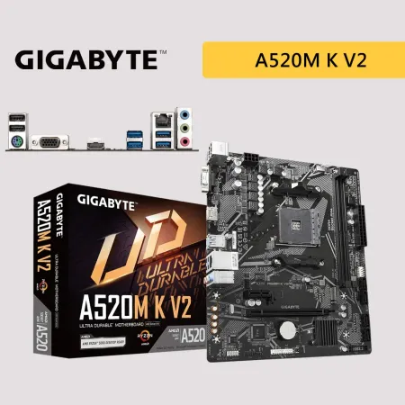 GIGABYTE 技嘉 A520M K V2 M-ATX AM4 DDR4 主機板