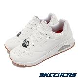 Skechers 休閒鞋 Uno SR 防滑 工作鞋 女鞋 氣墊 耐油 白 運動鞋 小白鞋 108021WHT