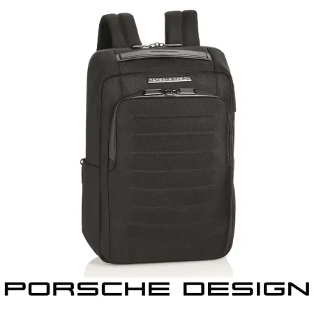 【Porsche Design】限量3折 德國頂級旅行後背包 全新專櫃展示品(黑色 OVL1600)