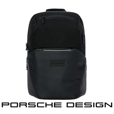 【Porsche Design】限量3折 德國頂級旅行後背包 全新專櫃展示品(黑色 OCL1606)