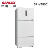 SANLUX台灣三洋475公升雙門變頻冰箱SR-V480C