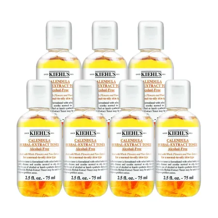 KIEHL'S契爾氏 金盞花植物精華化妝水 75ml 超值7入組_國際航空版