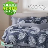 《KOSNEY 幸運小樣》頂級特大60支100%天絲TENCEL床包枕套組