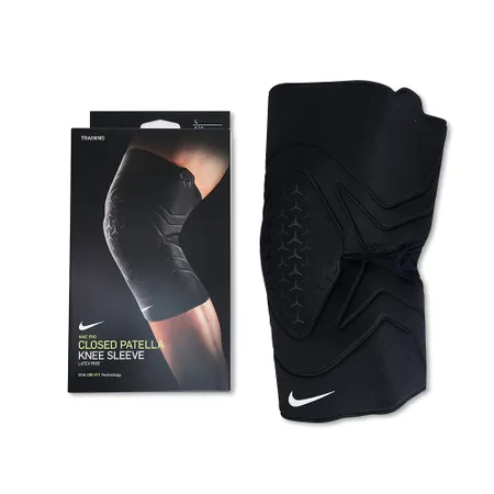 Nike Pro 黑白色 護膝套 3.0-DRI-FIT 護具 N100067401-0LG