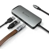 ADAM 亞果元素 CASA Hub A08 USB-C 八合一多功能轉接器 灰